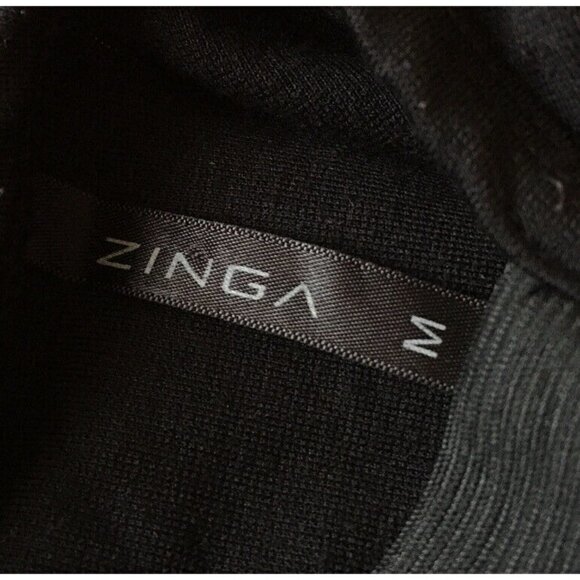 Zinga Red and Black Skinny Short Stripped Spaghetti Strap Size Medium - Picture 5 of 5